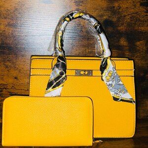 yellow purse